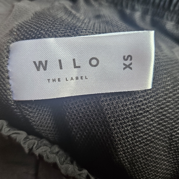 Anthropologie Wilo The Label Black Nylon Parachute Jogger Size XS - Picture 10 of 11